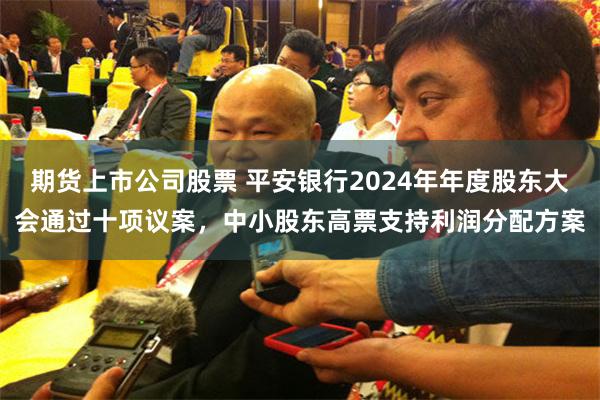 期货上市公司股票 平安银行2024年年度股东大会通过十项议案，中小股东高票支持利润分配方案