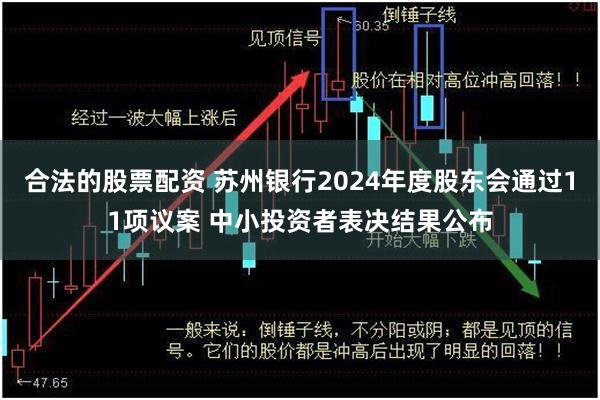 合法的股票配资 苏州银行2024年度股东会通过11项议案 中小投资者表决结果公布