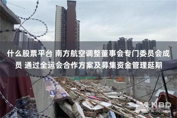 什么股票平台 南方航空调整董事会专门委员会成员 通过全运会合作方案及募集资金管理延期