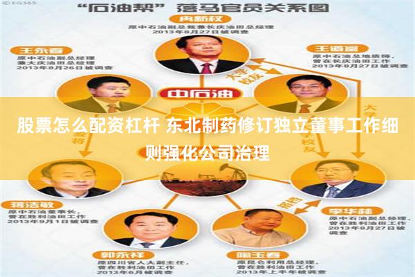 股票怎么配资杠杆 东北制药修订独立董事工作细则强化公司治理