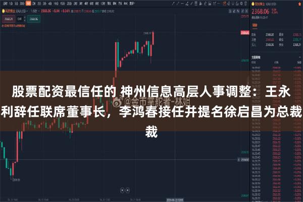 股票配资最信任的 神州信息高层人事调整：王永利辞任联席董事长，李鸿春接任并提名徐启昌为总裁