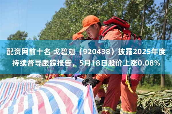 配资网前十名 戈碧迦（920438）披露2025年度持续督导跟踪报告，5月18日股价上涨0.08%