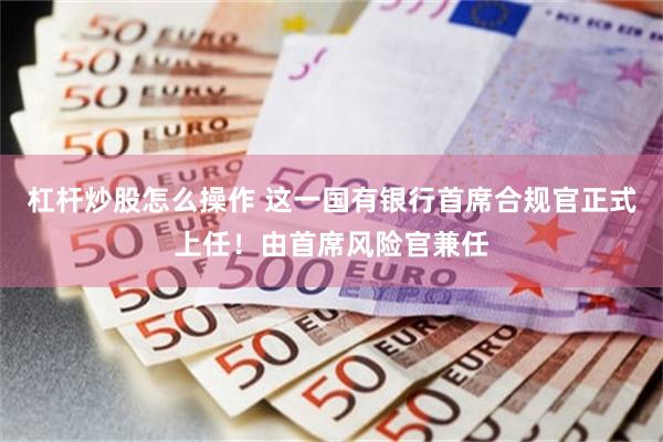 杠杆炒股怎么操作 这一国有银行首席合规官正式上任！由首席风险官兼任