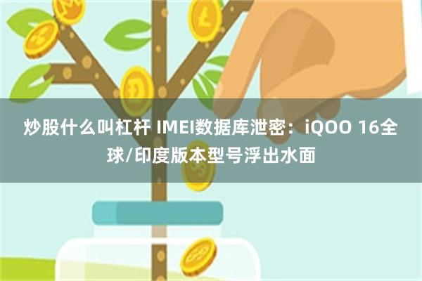 炒股什么叫杠杆 IMEI数据库泄密：iQOO 16全球/印度版本型号浮出水面