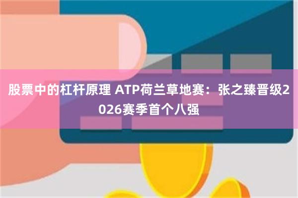 股票中的杠杆原理 ATP荷兰草地赛：张之臻晋级2026赛季首个八强
