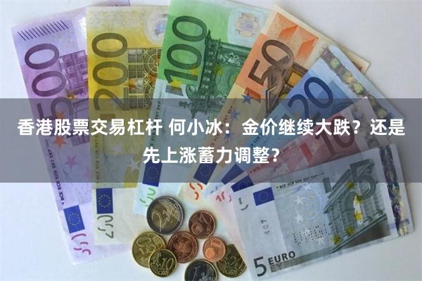 香港股票交易杠杆 何小冰：金价继续大跌？还是先上涨蓄力调整？