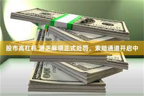 股市高杠杆 黑芝麻领正式处罚，索赔通道开启中
