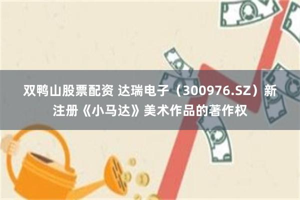 双鸭山股票配资 达瑞电子（300976.SZ）新注册《小马达》美术作品的著作权
